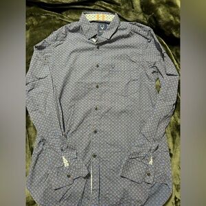Allen Sally Purple Button Shirt